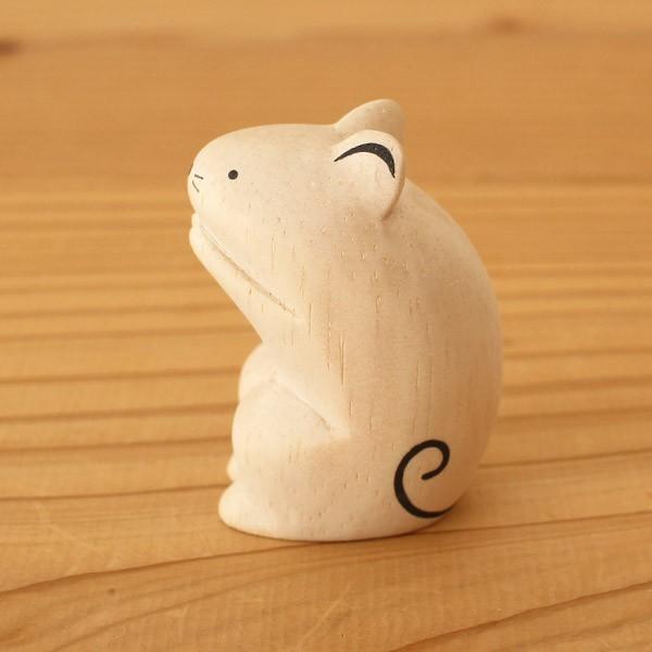 T-LABO polepole ぽれぽれ 木製 置物 ぽれぽれ動物 ネズミ : 北欧雑貨