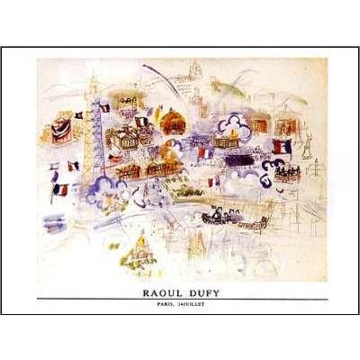 フランス発 BnF公式【ラウル・デュフィ】ヴィンテージ 額装 アート