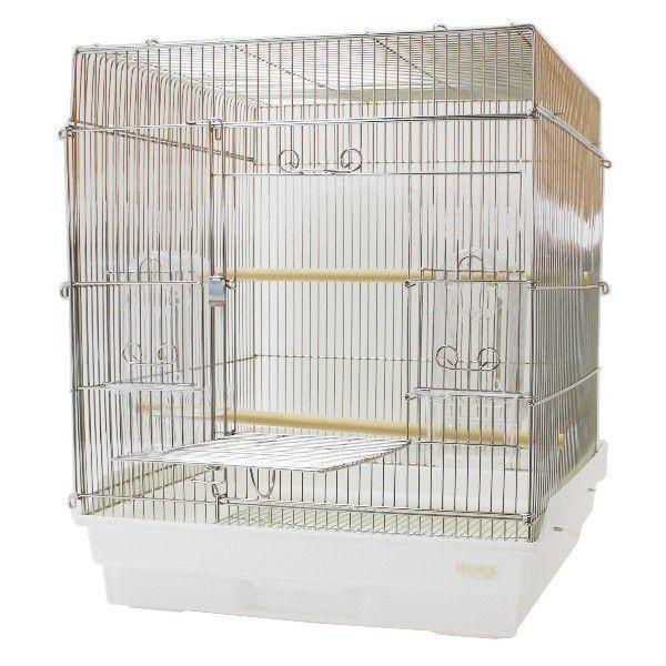 HOEI HOEI 465インコ手のり G W465×D465×H565 鳥かご ケージ 角