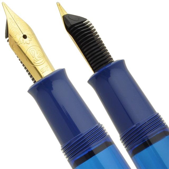 Pelikan（ペリカン） 万年筆 M120 アイコニックブルー 24金 特別生産品