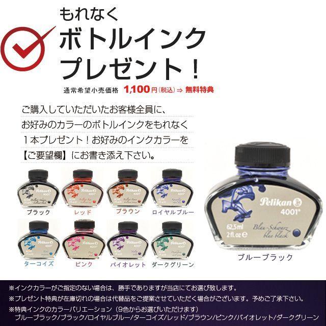 Pelikan（ペリカン） 万年筆 名入れ スーベレーン M600 ボトルインク付