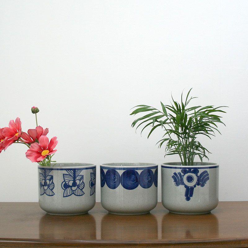 Lisa Larson（リサラーソン） フローラ/ブルー ビッグ フラワー/リサ