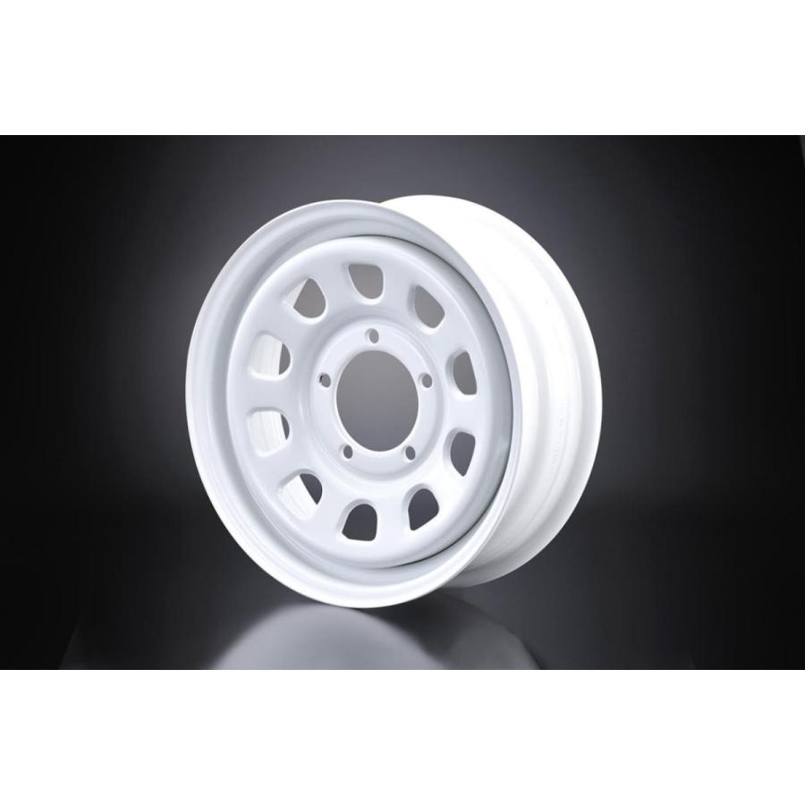 FARM デイトナ ホワイト 16×5.5J/5H+20 4本SET : モーターファーム