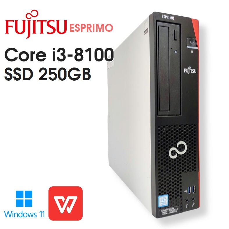 富士通 デスクトップPC esprimo i3-8100 SSD128GB 【公式通販】