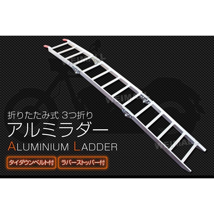 WEIMALL（ウェイモール） ラダーレール バイク アルミラダー スロープ