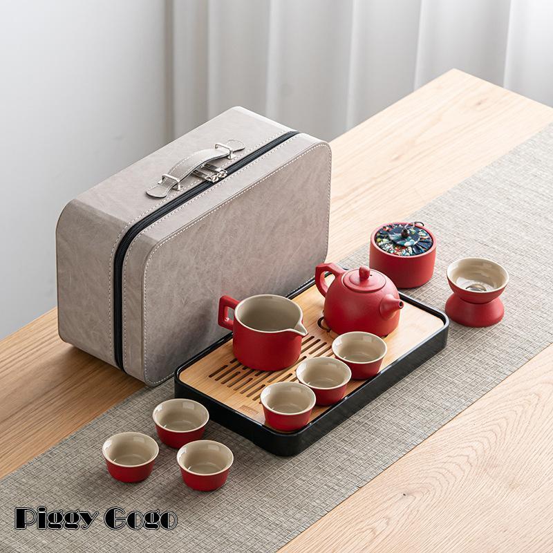 茶器セット ティーセット 陶器 湯呑み 和風急須 12個セット