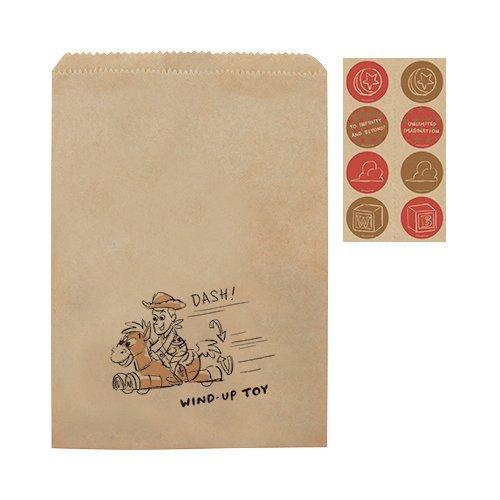 トイストーリー フラットバッグ (M) 8枚入り (ウッディ＆ブルズアイ