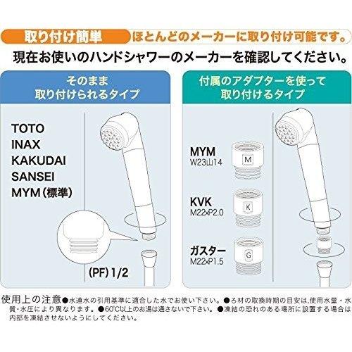 ガイアの水135 浄水シャワー カートリッジ付き シャワーヘッド 正規