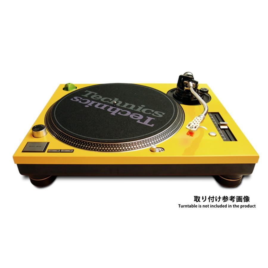 ターンテーブル カバー (Faceplate) イエロー 2枚組 （for Technics SL