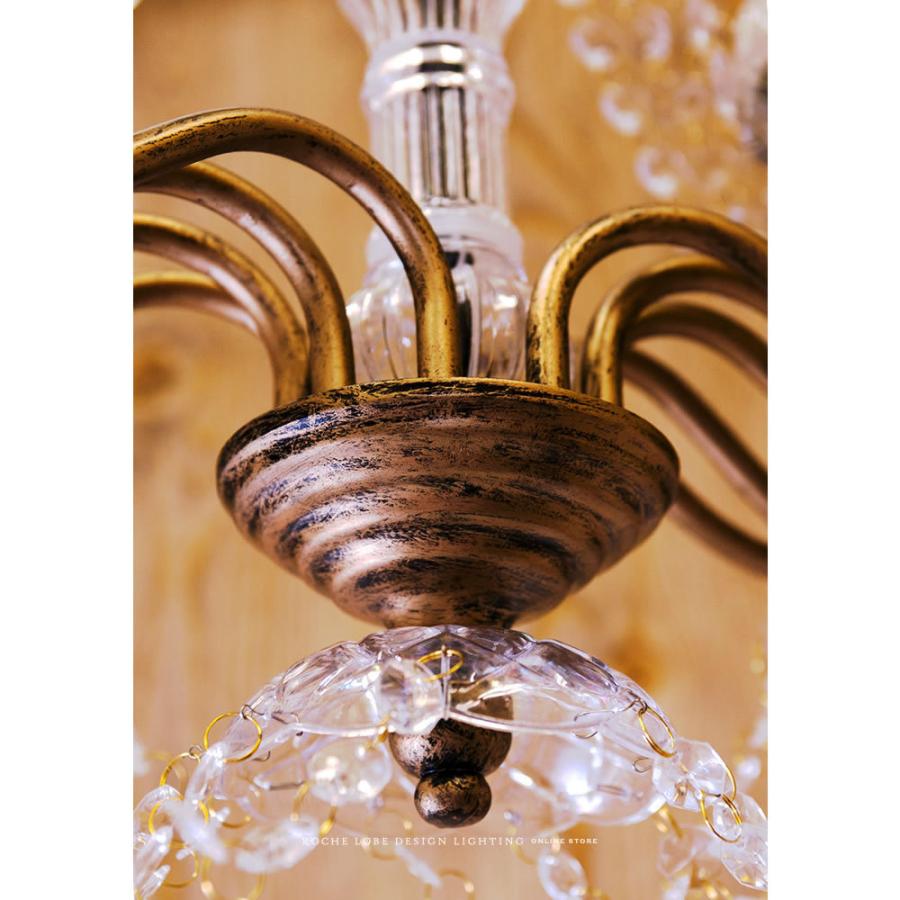 シャンデリア 9灯 豪華 アンティーク 吊下げ リビング ダイニング