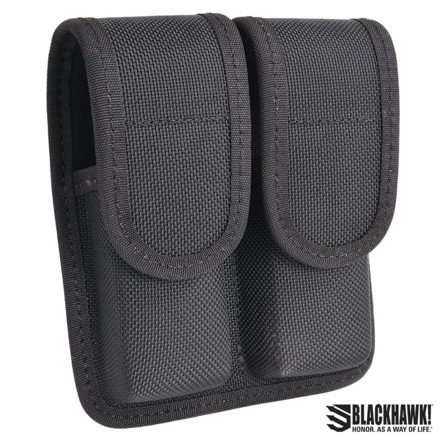 ブラックホーク 実物 ピストルマグポーチ ブラック シングル・ダブル