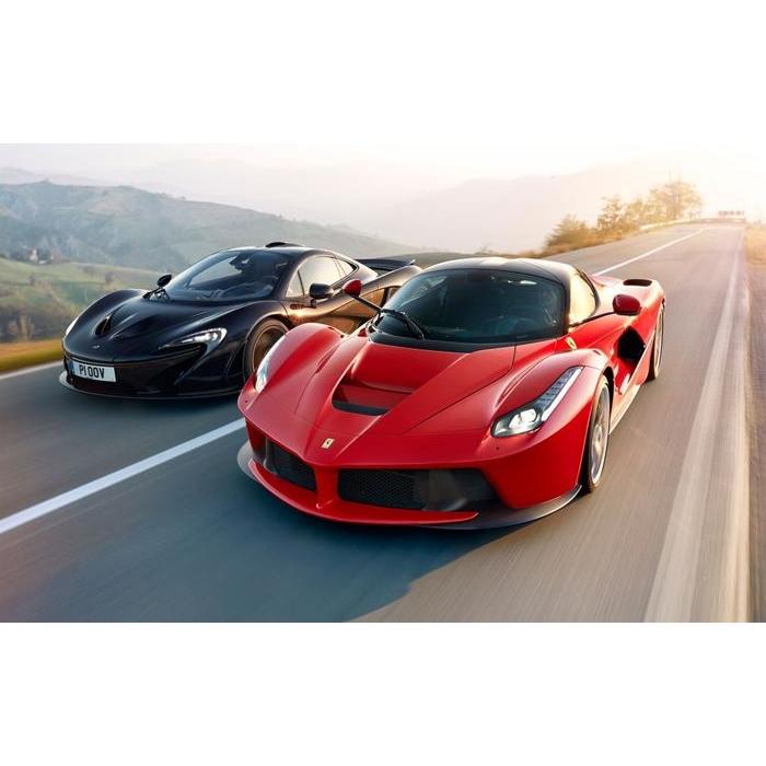 絵画風 壁紙ポスター (はがせるシール式) フェラーリ ラ・フェラーリ