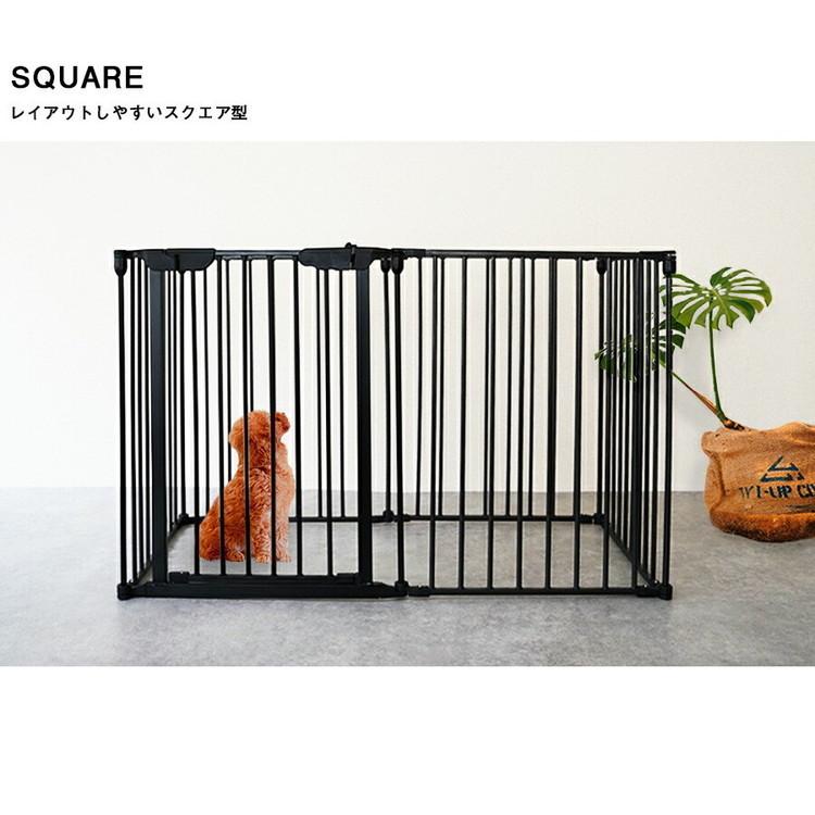 柵 犬 猫 ゲージ 拡張可能 小型 中型 フェンス Mサイズ ホワイト