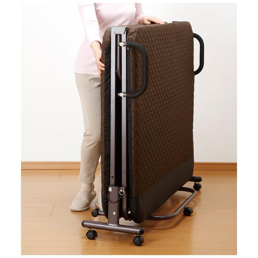 折りたたみベッド リクライニングベッド セミダブル 14段階