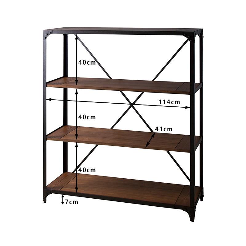 ディスプレイラック オープンラック 什器 陳列 棚 シェルフ 幅 120 高