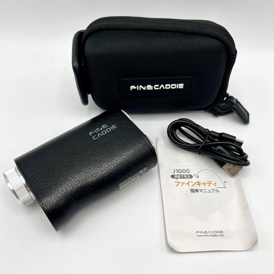 ファインキャディ ゴルフ レーザー距離計 J1000 ブラック 【公式通販