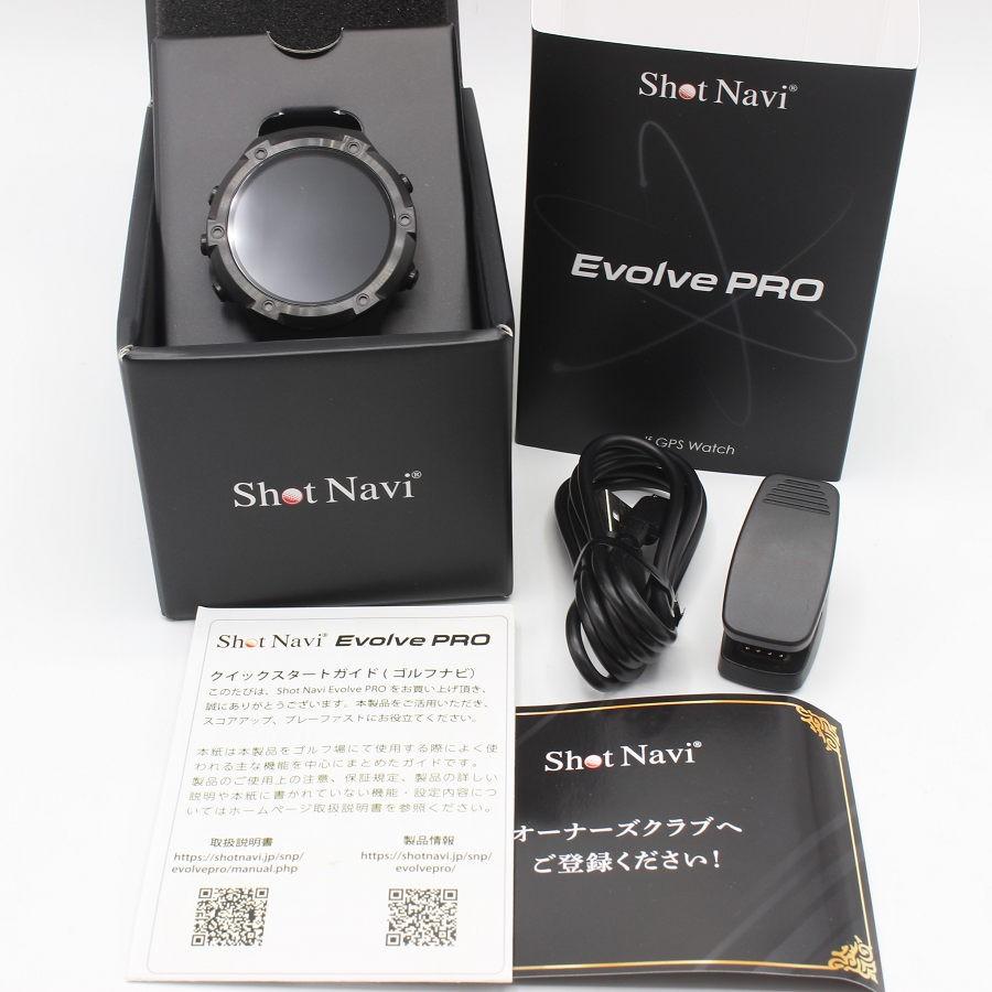 Shot Navi Evolve PRO ブラック GPSウォッチ Evolve PRO Touch 商品
