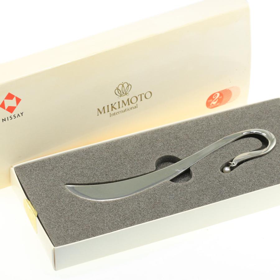 MIKIMOTO（ミキモト） パール付き ペーパーナイフ/SS/stainless steal
