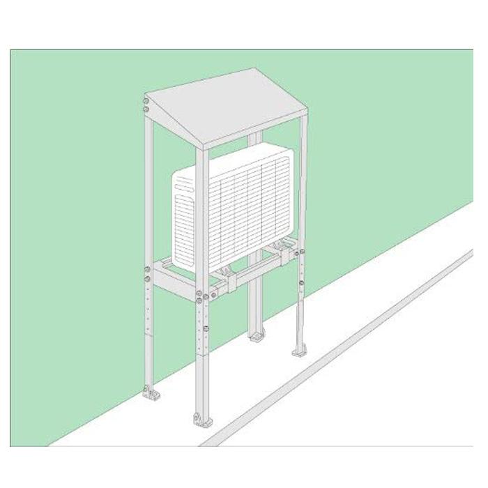 日晴金属 NISSEI C-RZJ-L2 クーラーキャッチャー 防雪屋根 塩害地向け