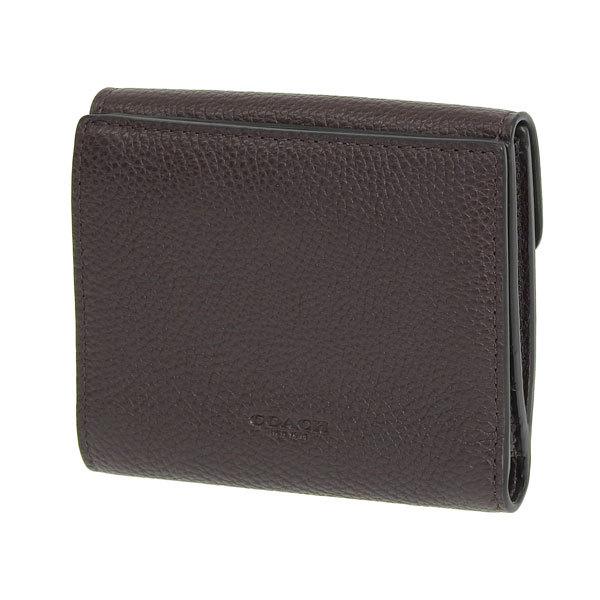 COACH（コーチ） 財布 折財布 二つ折り 財布 レザー ダークブラウン