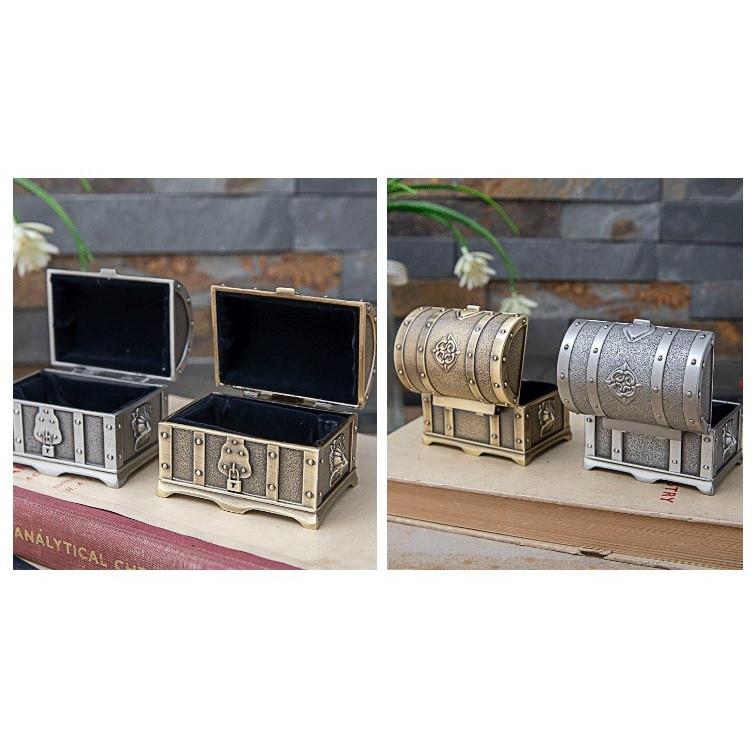 ジュエリーボックス ドラクエ風 装飾 宝箱 アンティーク (ゴールド