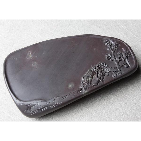 老麻子坑 梅雀硯 7吋 一品物 すずり 端渓硯 : 書道用品 緑風店 - 通販