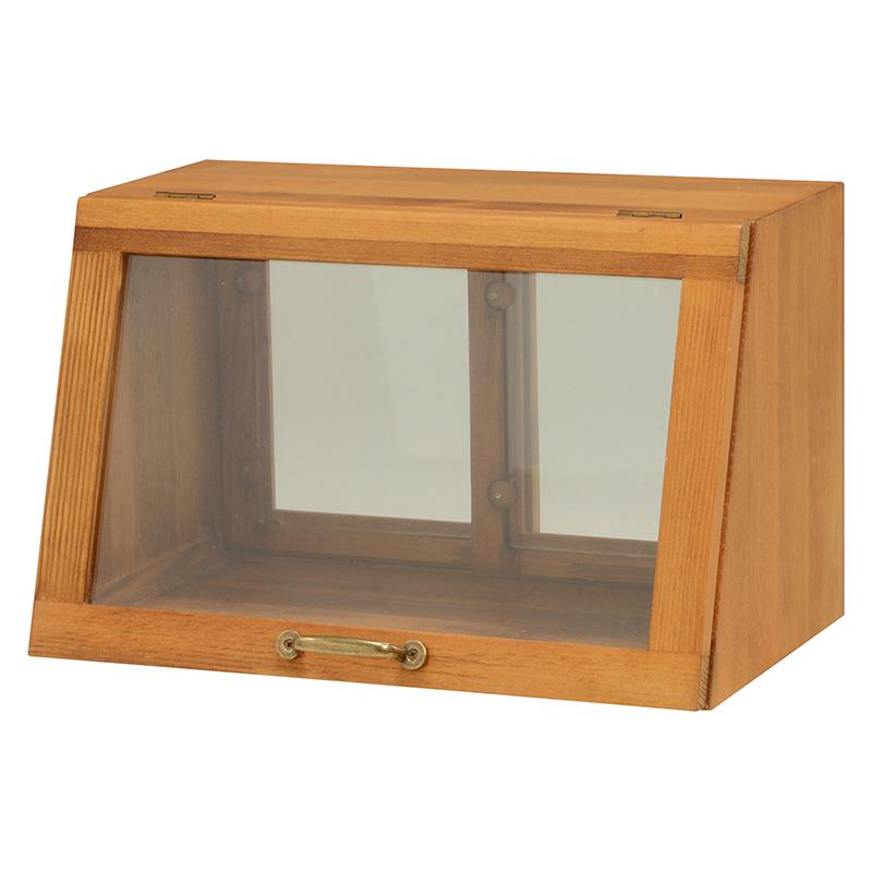 欅上杢 一文字香合 小物入れ ガラスコート仕上げ 欅上杢 一文字香合