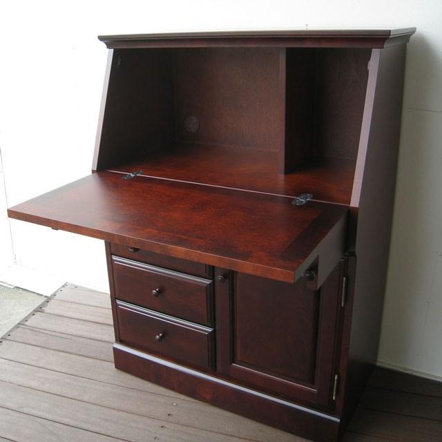 ライティングデスク ライティングビューロー 80 デスク 机 勉強机 国産