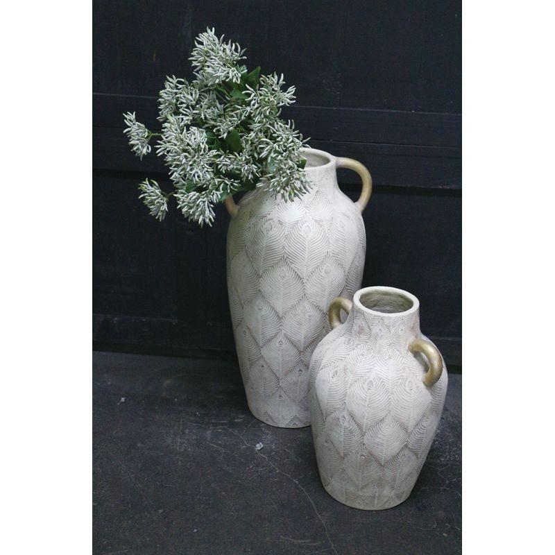 おしゃれ フラワーベース 大きい アンティーク モダン テラコッタ 花瓶