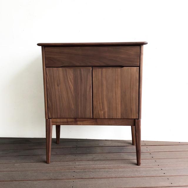 久和屋 サイドボード キャビネット ウォールナット無垢 オーク無垢