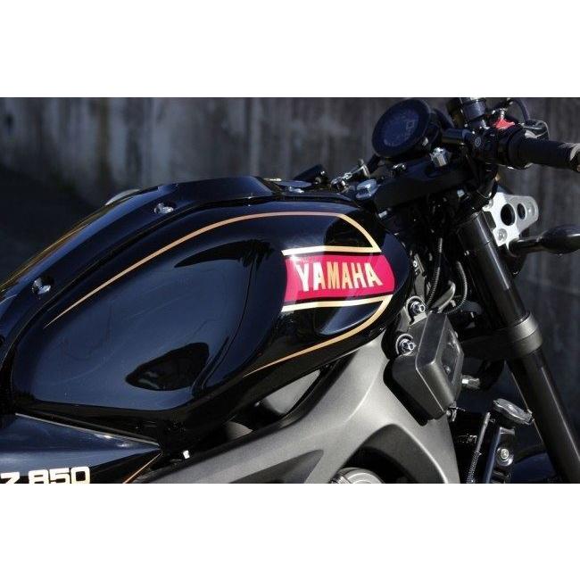 初代XSR900用ファニーズカスタムエグリタンクカバー青 左右セット