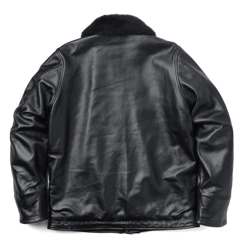HOUSTON（ヒューストン） 8177 レザー N-1 デッキジャケット レザー