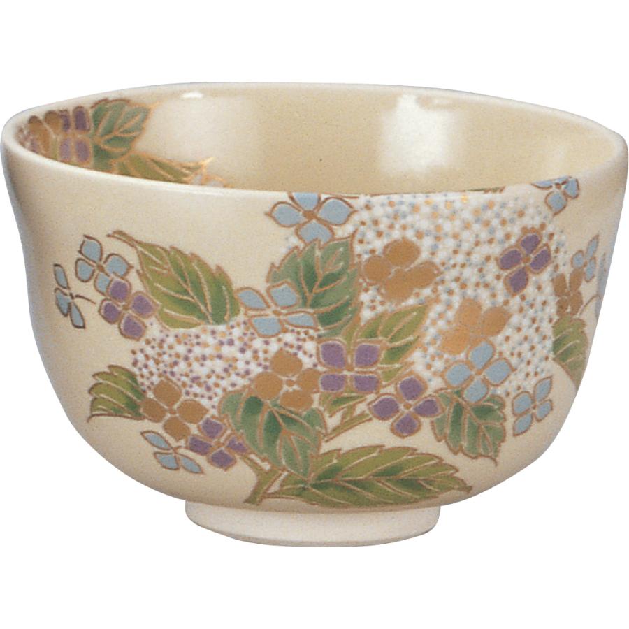 茶碗 仁清 紫陽花 宮地英香作 茶道具 茶道 夏の茶道具 季節の茶碗 美術