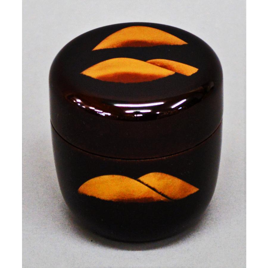 中棗 遠山 木製 中村湖彩作 化粧箱 茶道具 漆絵 伝統工芸 日本文化