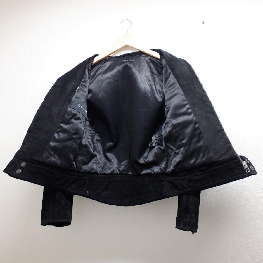 GUCCI（グッチ） 国内正規/ 133592 スエード シングルライダース