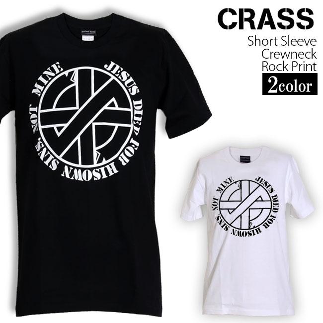 ロックtシャツ バンドtシャツ パンク CRASS クラス 定番ロゴ M Lサイズ