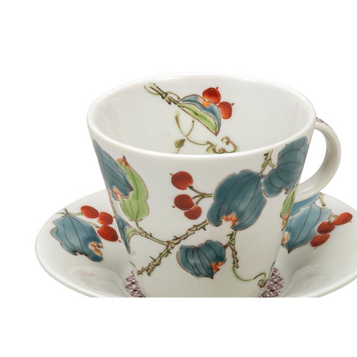 九谷焼 カップ＆ソーサー 山帰来 / 平野由佳 送料無料 和食器 コーヒー