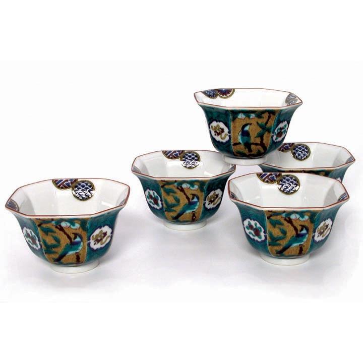 九谷焼 桃・鳥 吉田屋写 花瓶 MA320 九谷焼 桃・鳥 吉田屋写 花瓶 MA320