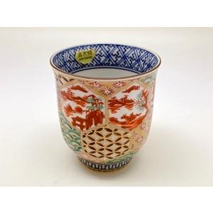 京焼 清水焼 捻彫小紋 湯呑 平安 光泉 : 夫婦湯呑 組湯呑 蓋付湯呑 京