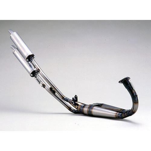 ORM製 カワサキ AR50 右2本出しチャンバー アルミサイレンサー 完全