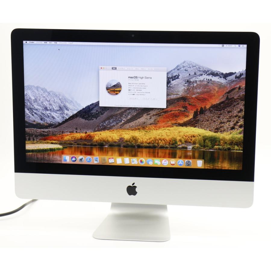 Apple iMac 21.5インチ Late 2013 Core i5-4570R 2.7GHz 8GB 128GB(SSD