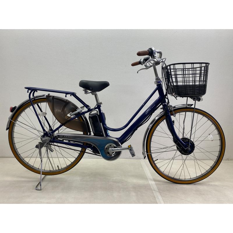 ayano BRIDGESTONE 電動アシスト自転車 水色 前面 BRIDGESTONE