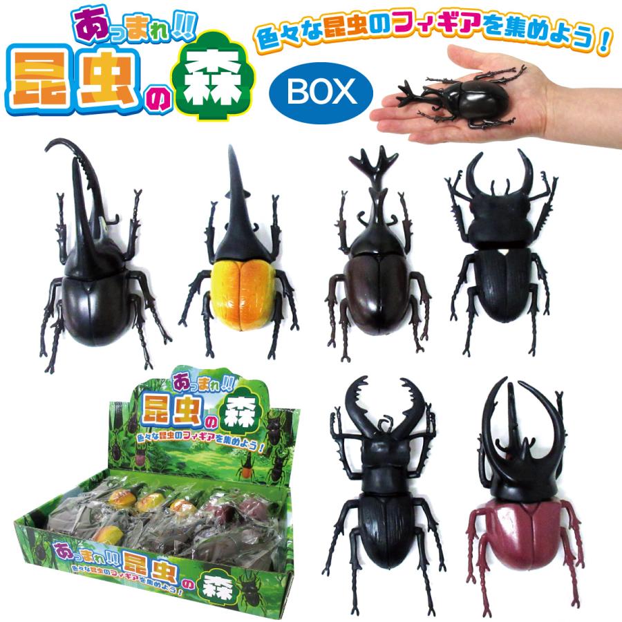 あつまれ！！昆虫の森 6種アソート 24個入りBOX リアル フィギュア