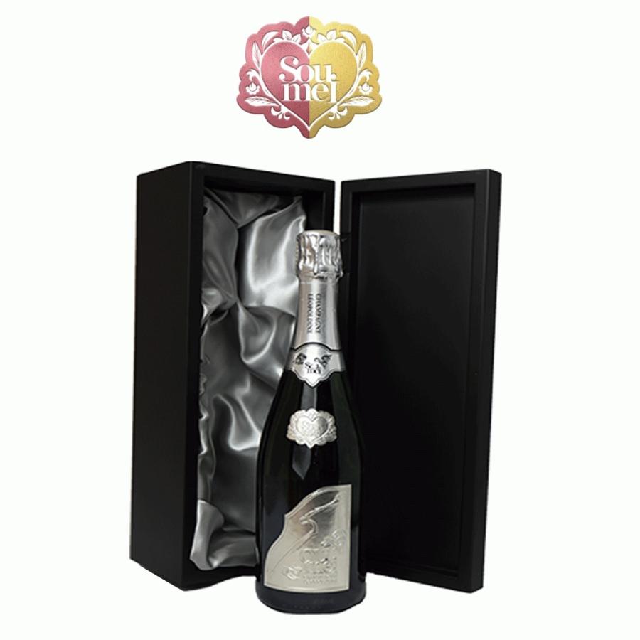 ソウメイ プラチナ ブランドブラン シャンパン ケース付 Amazon.co.jp