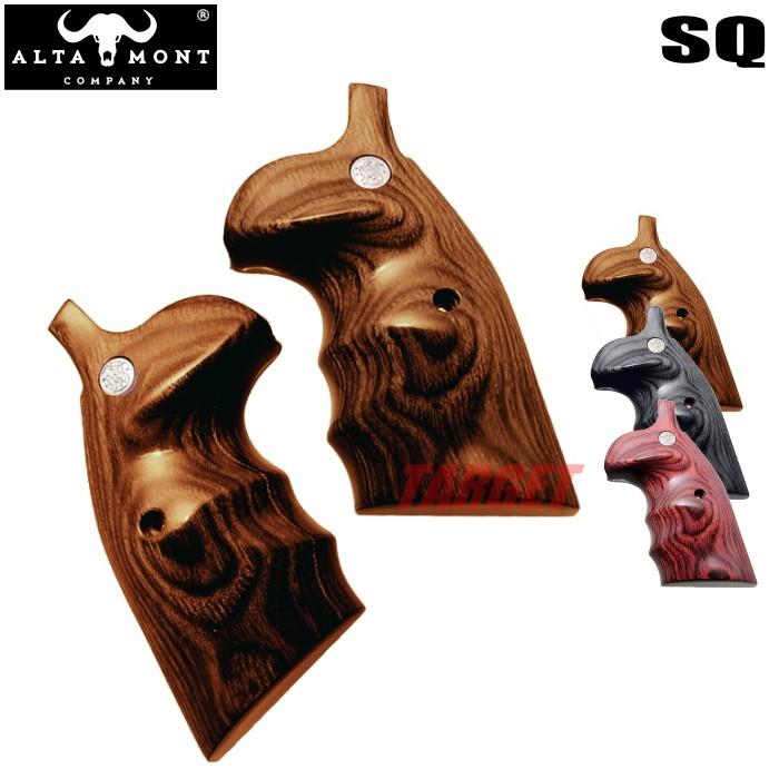 ☆アルタモント S&W Kフレーム スクエアバット用 木製グリップ