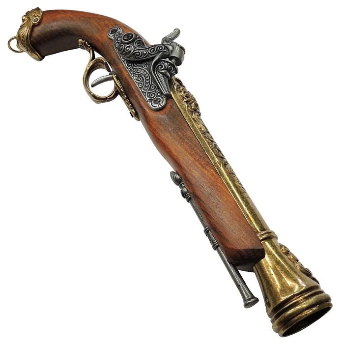 ☆DENIX パーカッションロック パイレーツピストル イタリア ゴールド