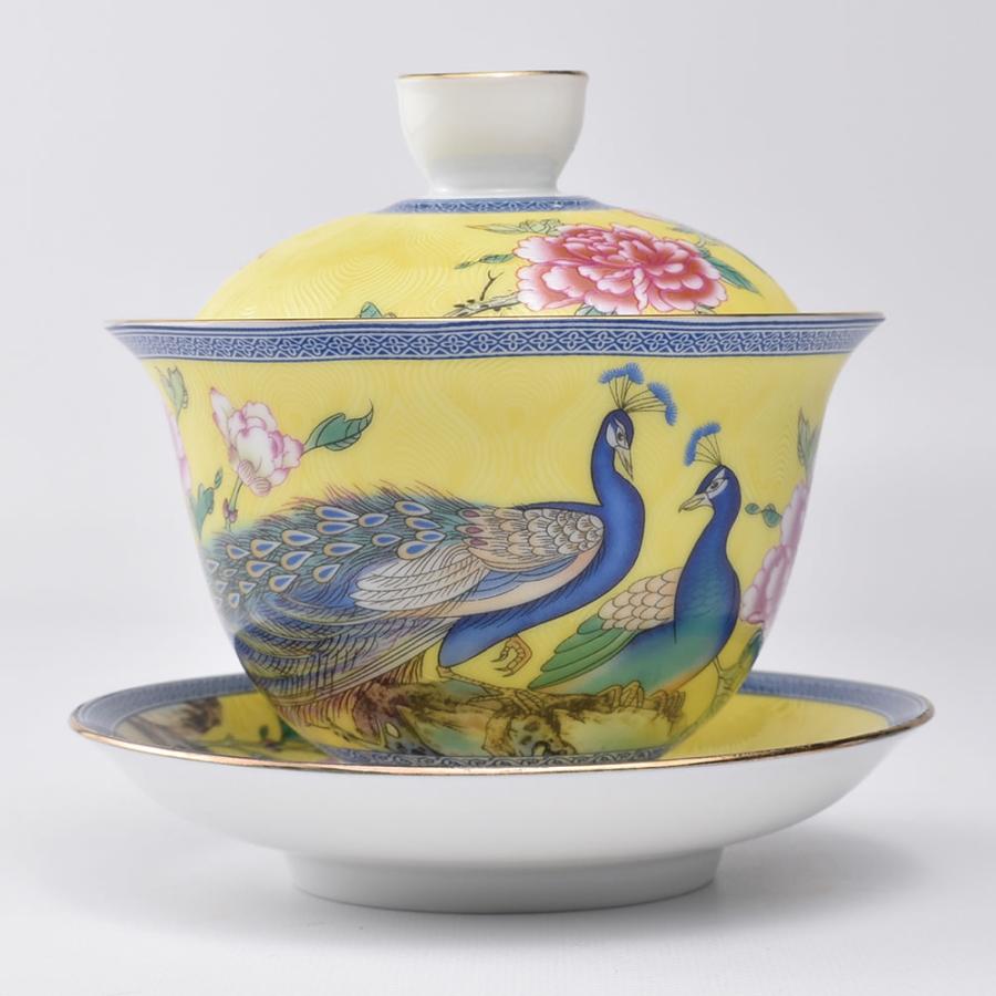 中国 藍釉吹墨 煎茶碗 四客 時代箱付 M R4521 中国 藍釉吹墨 煎茶碗 四