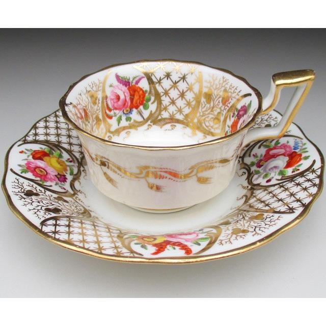 アンティーク 金彩ガラス カップ 五客(ZE608) アンティーク 金彩ガラス