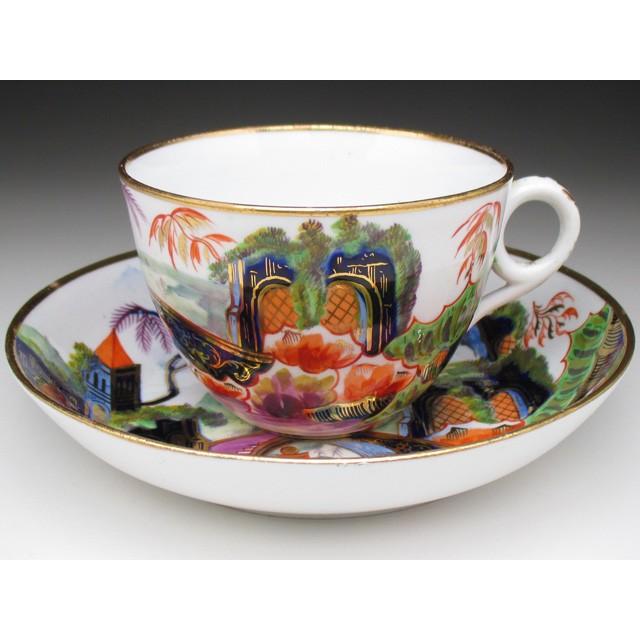 MINTON ミントン 金彩東洋風景絵 カップ＆ソーサー アンティーク 19