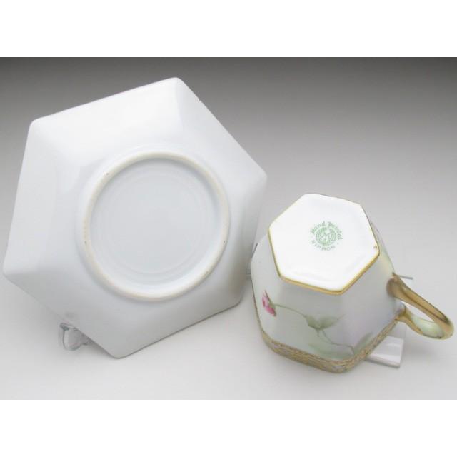 オールドノリタケ 里帰り オクトゴナル 六角 蓋もの3点セット 金盛り